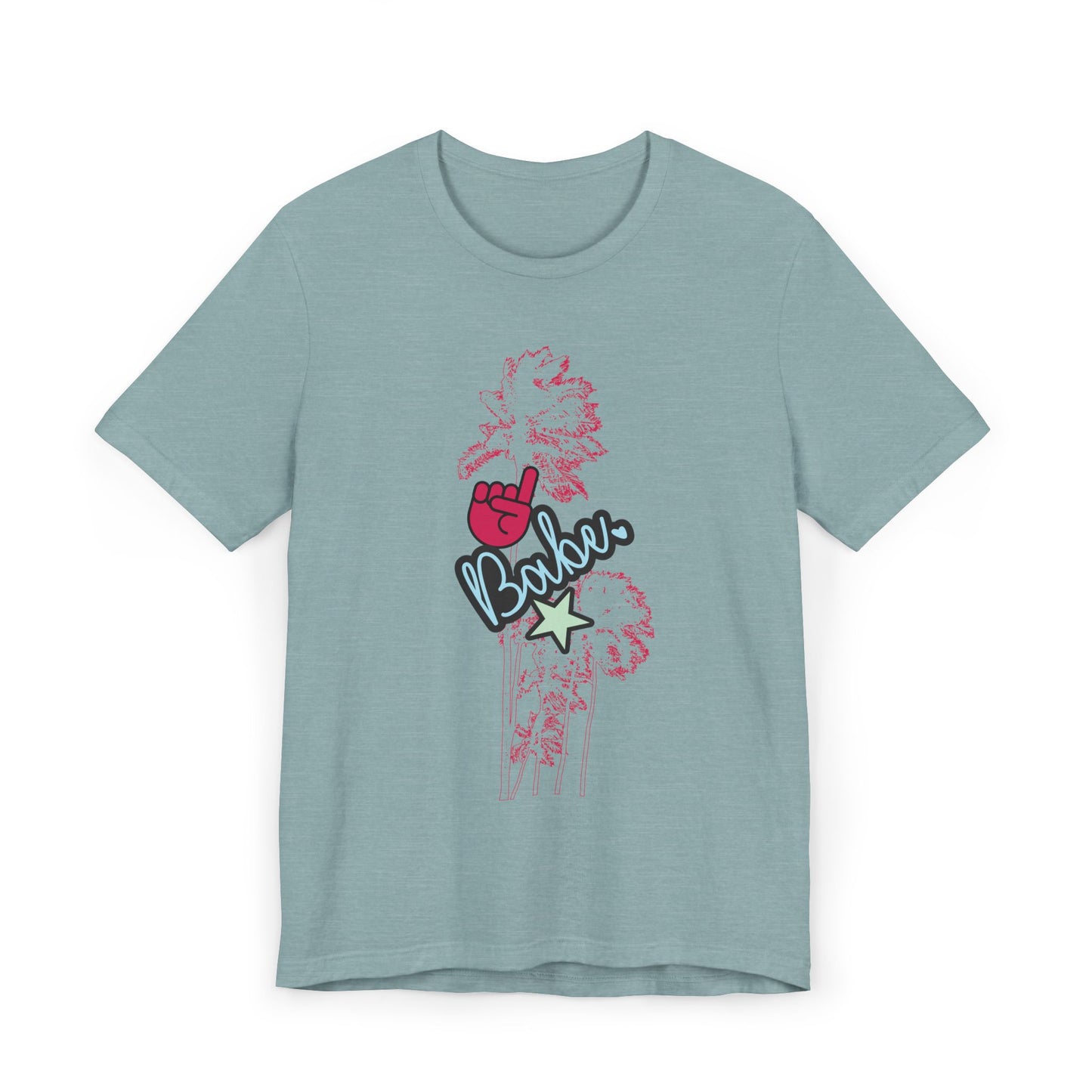 The One with the Palm Trees Front and Back T-Shirt