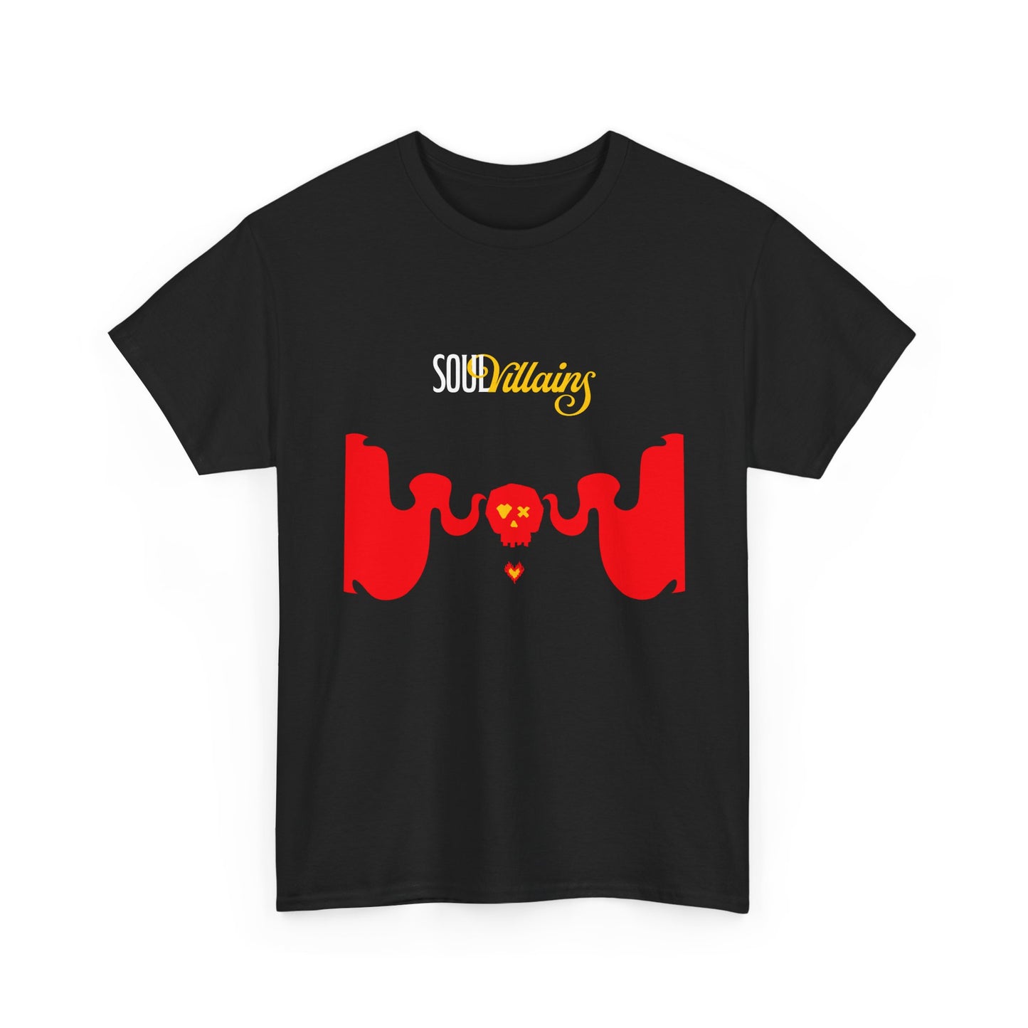 SOUL VILLAINS with flames - Cotton Tee