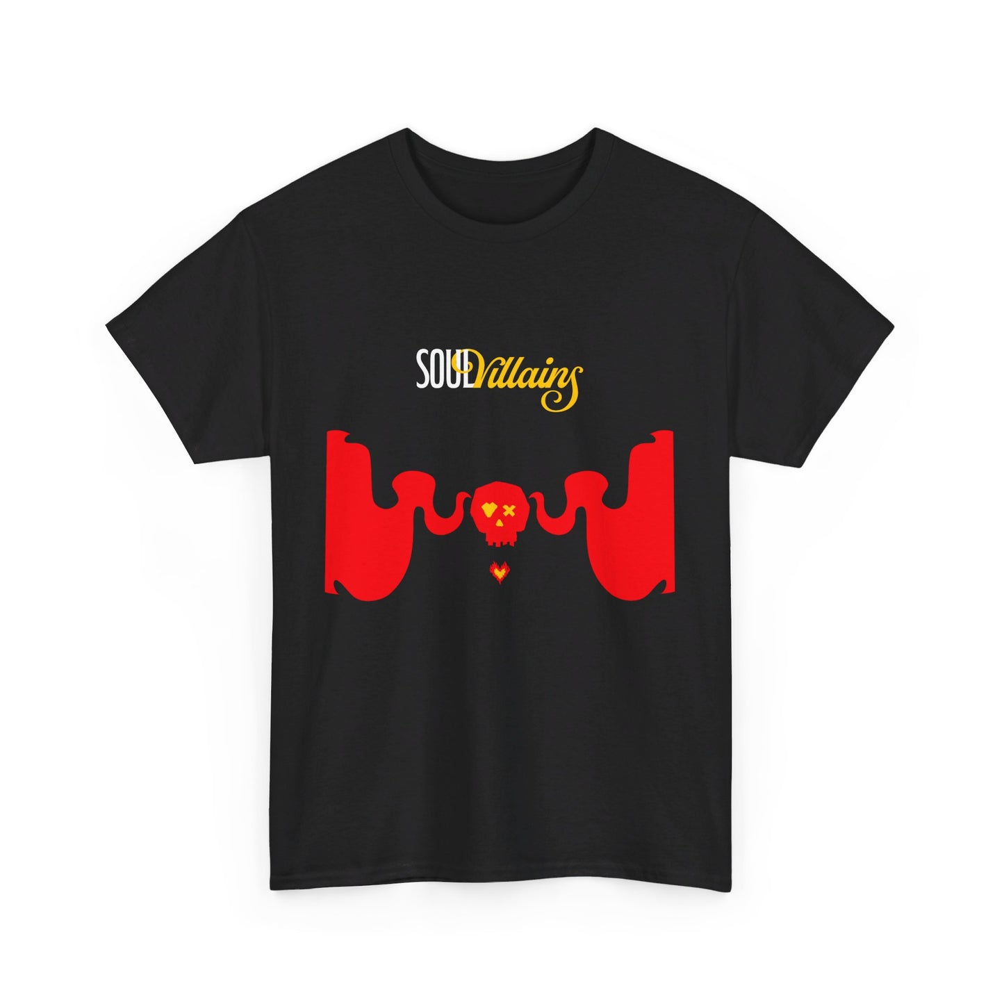 SOUL VILLAINS with flames - Cotton Tee