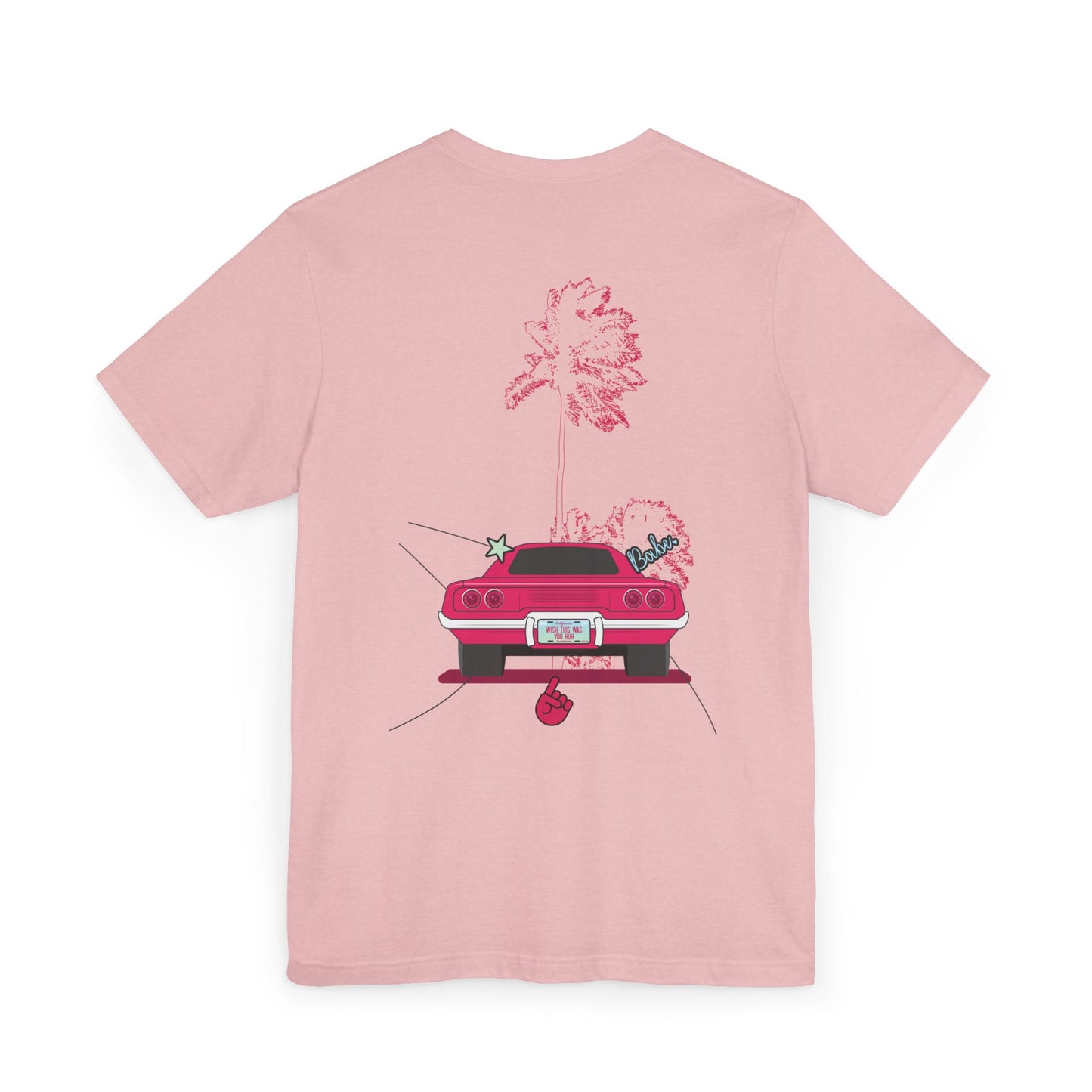 WISH THIS WAS YOU? Pink Car T-Shirt