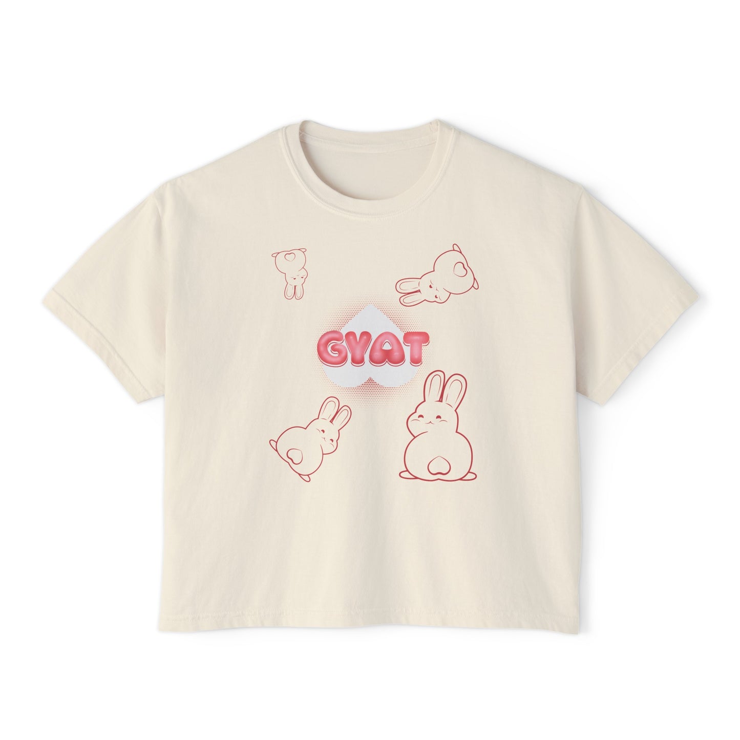 Multiple Bunnies GYAT Cropped Tee