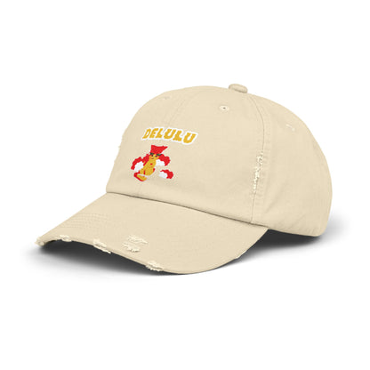 DELULU Unisex Distressed Cap