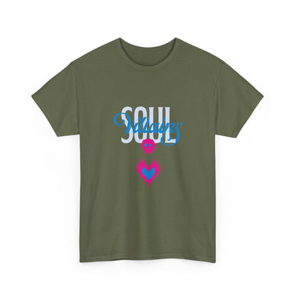 SOUL VILLAINS with a Burning Heart - Cotton Tee