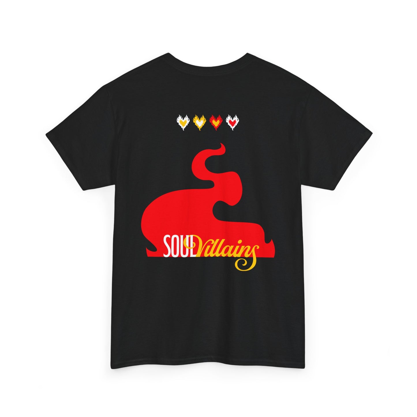 SOUL VILLAINS with flames - Cotton Tee