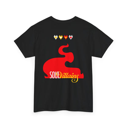 SOUL VILLAINS with flames - Cotton Tee