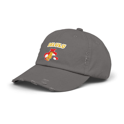 DELULU Unisex Distressed Cap