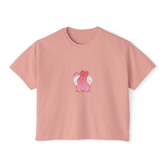 Pink Bunny GYAT Cropped Tee