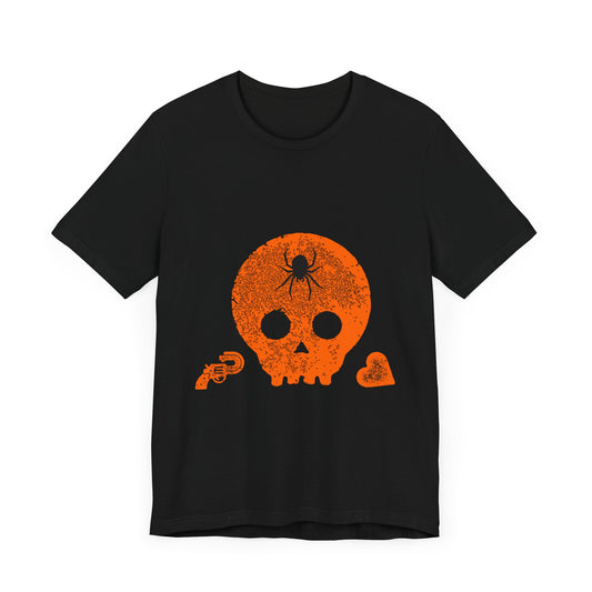 WE ARE ALL FUCKED SKULL FRONT T SHIRT